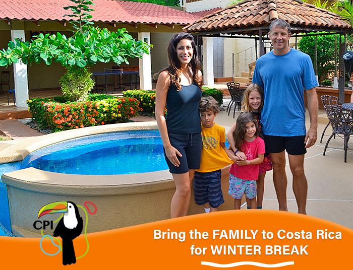 Bring the FAMILY to Costa Rica for WINTER BREAK